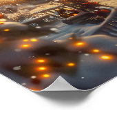 Kersttrein Poster (Hoek)