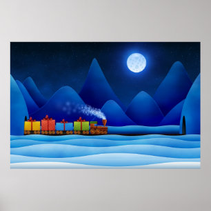 Kersttrein Poster