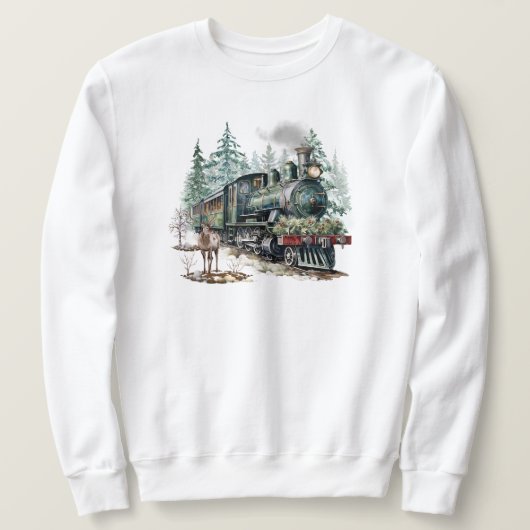 Kersttrein Sweatshirt (Design voorkant)