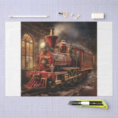 Kersttrein Tissuepapier (Craft)