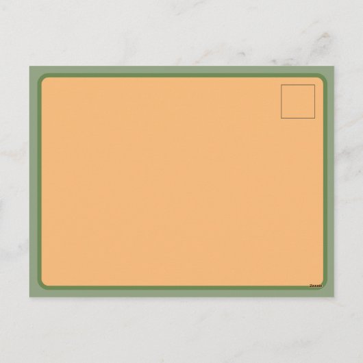 Kersttrein van Merry Mouse Feestdagenkaart (Achterkant)