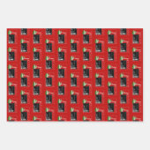 Kersttrio van Bristol Inpakpapier Vel (Voorkant 2)