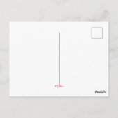 Kersttrolley in Chicago Briefkaart (Achterkant)