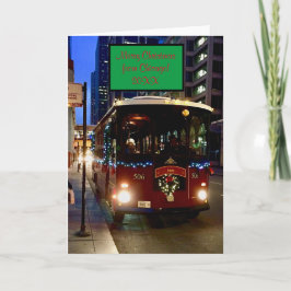 Kersttrolley in Chicago Kaart