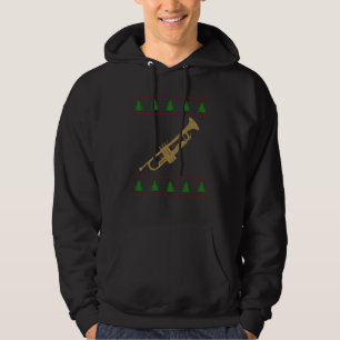 Kersttrompet Geschenk Hoodie