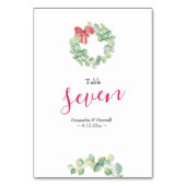 kersttrouwe weddenschappen kaart (Achterkant)