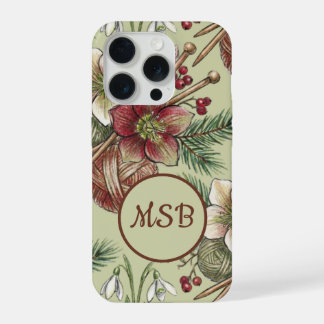 Kersttrui breien iPhone 15 pro hoesje