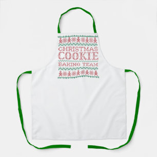 Kersttrui Cookie Baking Team Schort