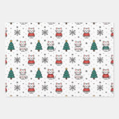 Kersttrui Kittens Inpakpapier Vel (Voorkant)