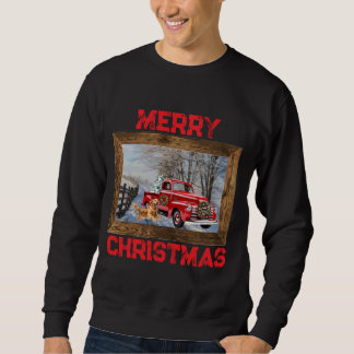 Kersttrui Landelijke Boerderij Scene Trui