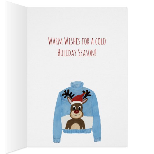 Kersttrui met warme wensen (Binnen (Rechts))