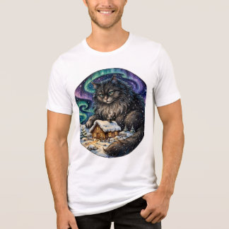 Kersttrui met Yule-kat Tri-Blend Shirt