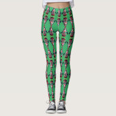 Kersttrui Pinguïn Leggings (Voorkant)