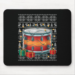 Kersttrui Stijl Lelijke Musical Drum Kerstmis Muismat