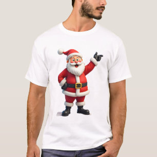 Kersttrui voor jongens kinderen Dabbing Kerstman X T-shirt