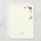 Kersttruien Vakantie Party Uitnodiging (Achterkant)