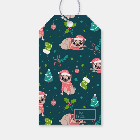 kersttuggen cadeaulabel (Achterkant)