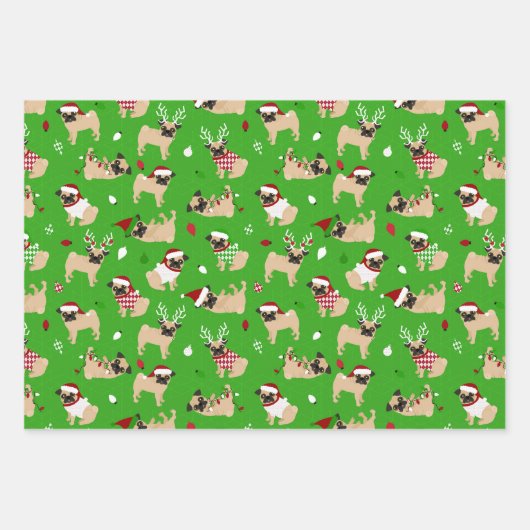 kersttuggen inpakpapier vel (Voorkant 3)