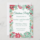 kersttuin | feestuitnodiging kaart (Voorkant)