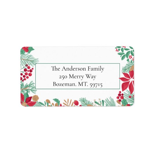 kersttuin | Label (Voorkant)