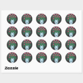 Kersttulpen Stickers (Vel)