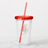 kersttumbler acryl drinkbeker (Achterkant)