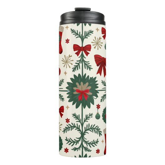 Kersttumbler Thermosbeker (Voorkant)