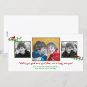 Kersttwitteraarfotokaart Feestdagenkaart (Voorkant / Achterkant)