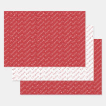 Kersttypografie Donkerrood en wit