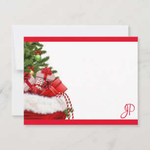 Kersttypografie Monogram Sjabloon