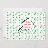 kersttySantaSaurus Kaart (Achterkant)