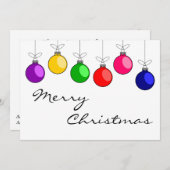 kerstuitnodiging kaart (Voorkant / Achterkant)