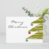 kerstuitnodiging kaart (Staand voorkant)