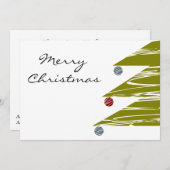 kerstuitnodiging kaart (Voorkant / Achterkant)