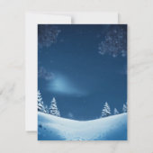 kerstuitnodiging kaart (Achterkant)