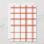 kerstuitnodiging voor Baby Brunch Kaart (Achterkant)