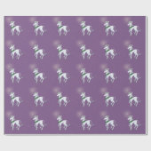 KerstUnicorn Cadeaupapier (Vlak)