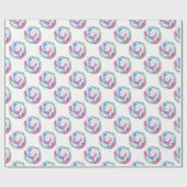 KerstUnicorns Cadeaupapier (Vlak)