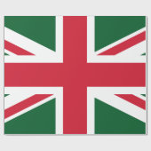 Kerstunies Jack ~ Red, Green and White Cadeaupapier (Vlak)