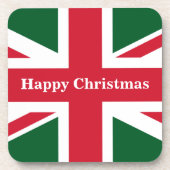 kerstuniffer bier onderzetter (Voorkant)