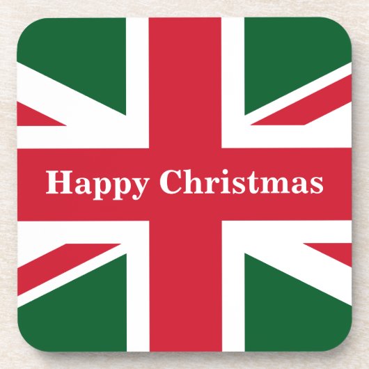 kerstuniffer bier onderzetter (Voorkant)