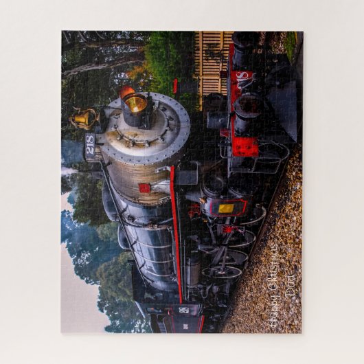 Kerstvader. Legpuzzel (Verticaal)