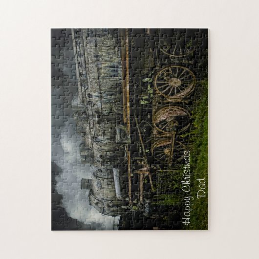 Kerstvader. Legpuzzel (Verticaal)