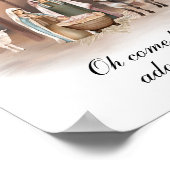 kerstvadermuur Poster, Jezus Poster (Hoek)