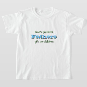 Kerstvaders Gods grootste geschenk aan kinderen T-shirt