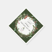 kerstvakantie 2 Napkins Servet (Hoek)