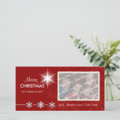 Kerstvakantie Aangepaste Foto Kaarten (Staand voorkant)