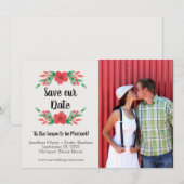 Kerstvakantie Bewaar de datum Fotokaart Save The Date (Voorkant / Achterkant)