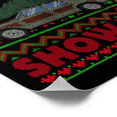 Kerstvakantie buig over en ik zal je Show XMA Poster (Hoek)