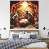 kerstvakantie canvas afdruk (Insitu (Slaapkamer))
